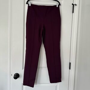 Rachel Zoe Purple Ponte pants size 10